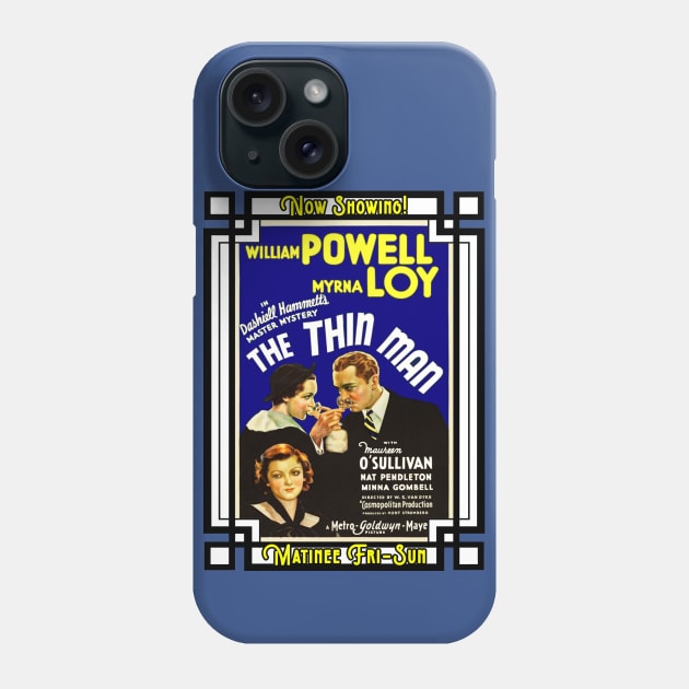 The Thin Man (Frame) Phone Case by Vandalay Industries