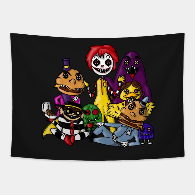 Super Fried Me Tapestry by Shoryotombo