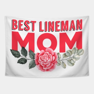 Best Lineman Mom (Bright) Tapestry