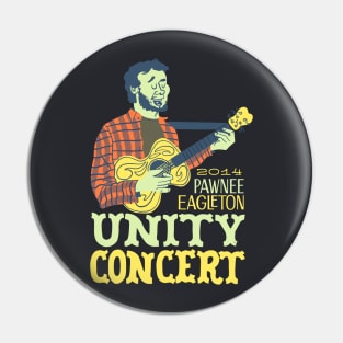 Parks and Rec - Pawnee Eagleton Unity Concert Pin