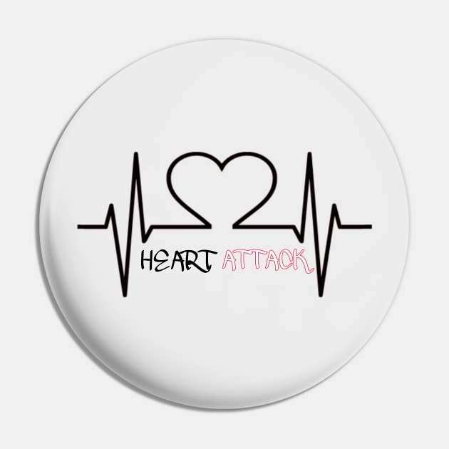 Heartattack Pin by lilwm14@gmail.com