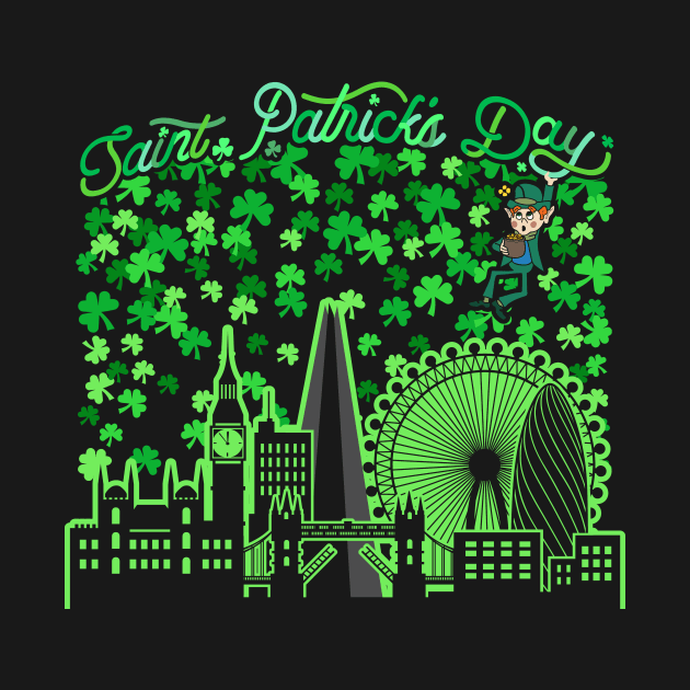 Saint Patrick's Day London United Kingdom by travel2xplanet