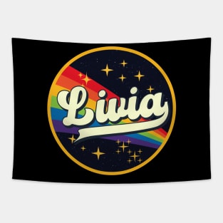 Livia // Rainbow In Space Vintage Style Tapestry