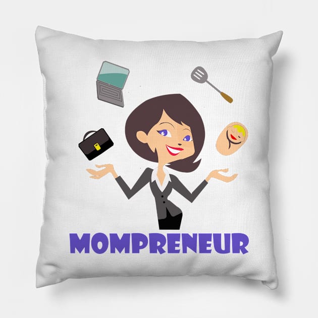 new momprenuer Pillow by presstex.ua@gmail.com