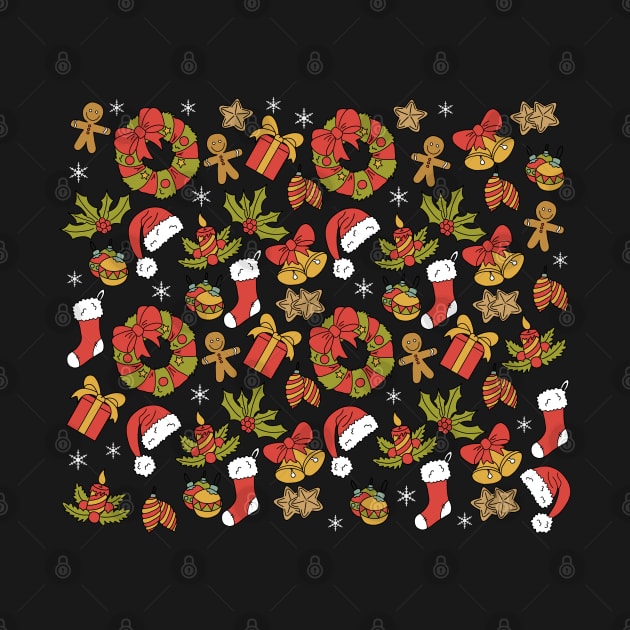 Christmas pattern by valentinahramov