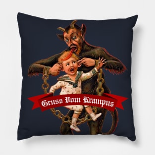 Gruss Vom Krampus Pillow