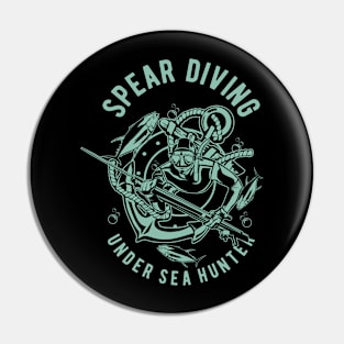 SPEAR DIVING Pin