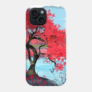 Red Trees Phone Case