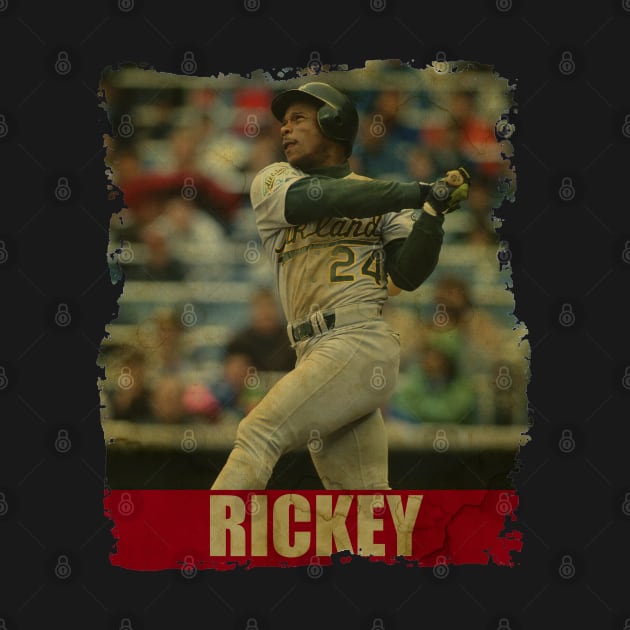 Rickey Henderson - NEW RETRO STYLE by FREEDOM FIGHTER PROD