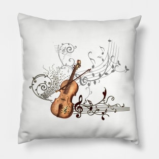 Music, violin Pillow