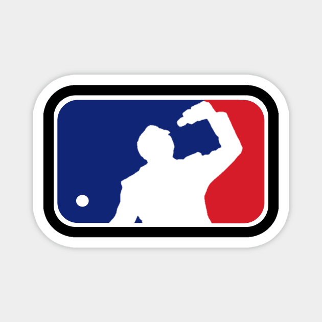 The Baseball Host Magnet by The Young Professor