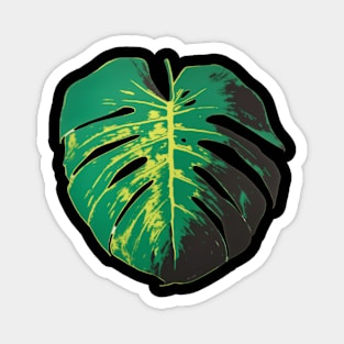 Monstera Leaf Art Magnet