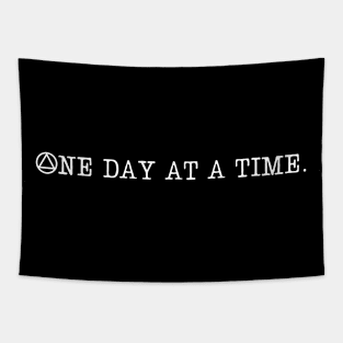 One Day At A Time Typewriter Tapestry