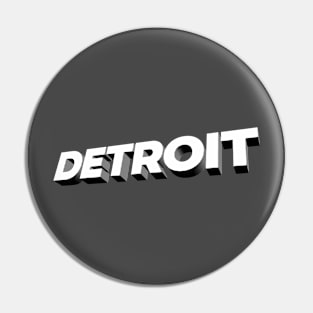 Detroit 3D Pin