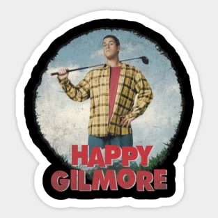 Happy Gilmore Sticker Sticker for Sale by deestell