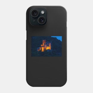 Katz Castle, St. Goarshausen, Rhineland-Palatinate, Rhine, Middle Rhine, Castle Phone Case