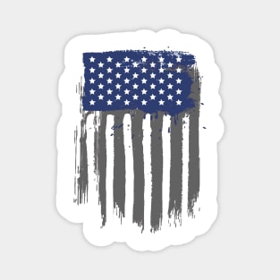 Painted American Flag Magnet