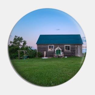 Chicken Coop in Field at Sunrise Photography V1 Pin