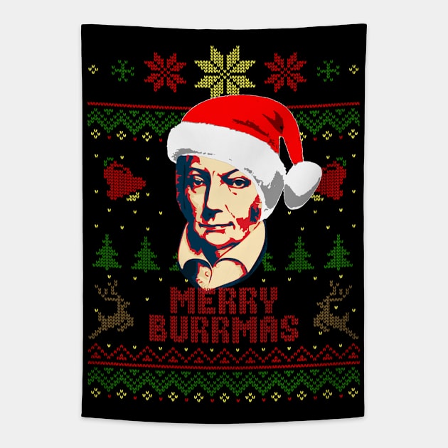 Aaron Buur Merry Burrmas Tapestry by Nerd_art