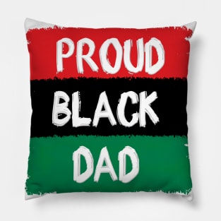 Proud Black Dad Pillow