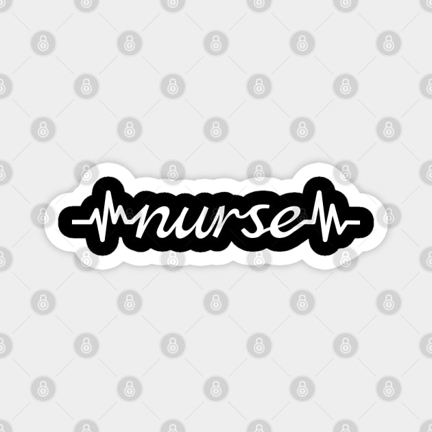 Nurse - Pulse of life Magnet by All About Nerds