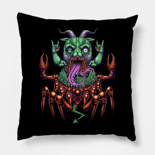 goat crab evolutions monster #2 Pillow