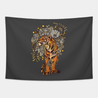 The Tiger with nature Tapestry