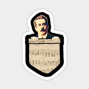 Giacomo Puccini In My Pocket Magnet