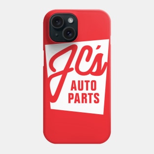 JC Auto Parts - (Single-Sided Alt Design White on Solid Color) Phone Case