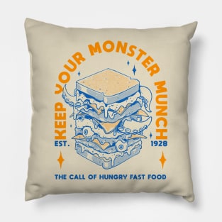Monster Burguer Pillow