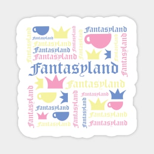 Fantasyland Block Magnet