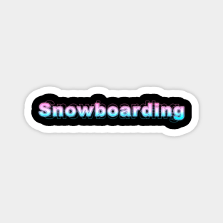 Snowboarding Magnet