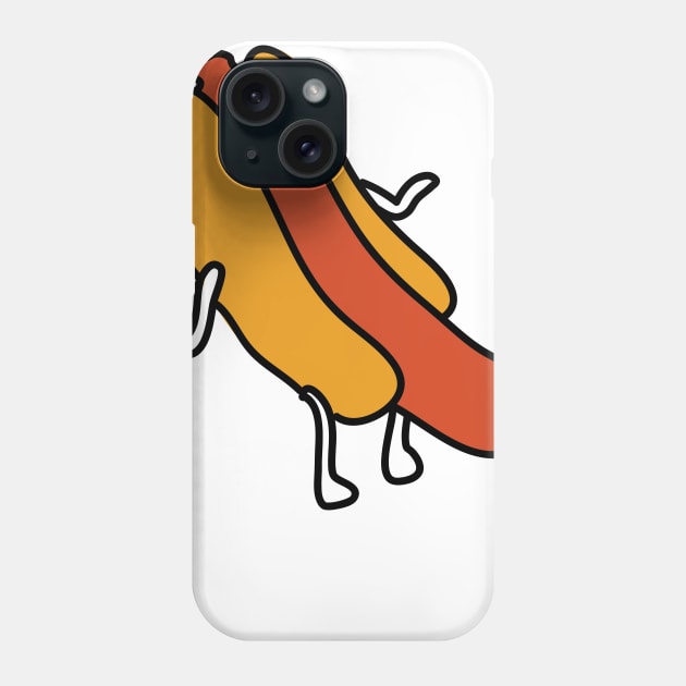 hotdog party Phone Case by pleaseohh