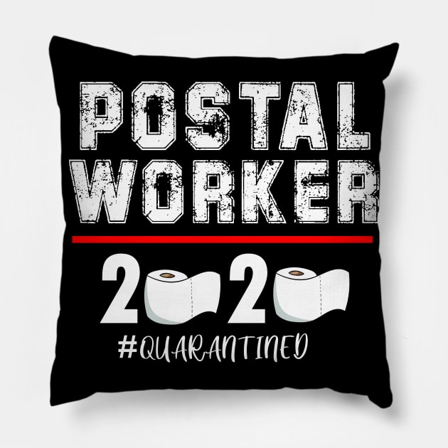 Post worker quarantined 2020 Pillow by Flipodesigner