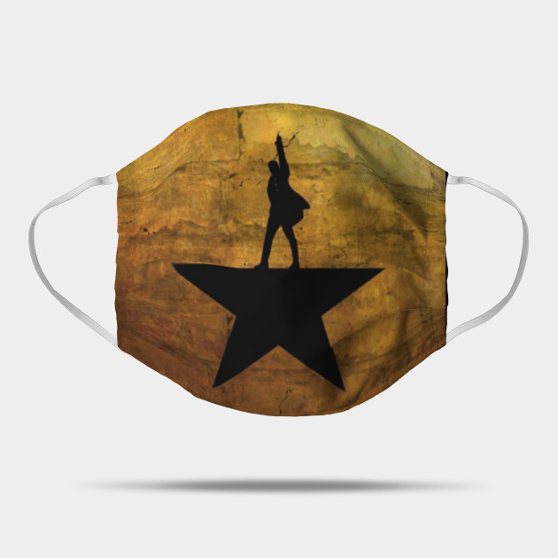 hamilton musical hamilton mask teepublic