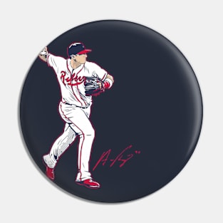 Austin Riley Superstar Pose Pin