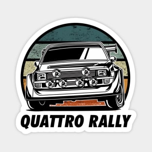 Quattro Rally Car Magnet