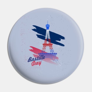 happy bastille day shirt Pin