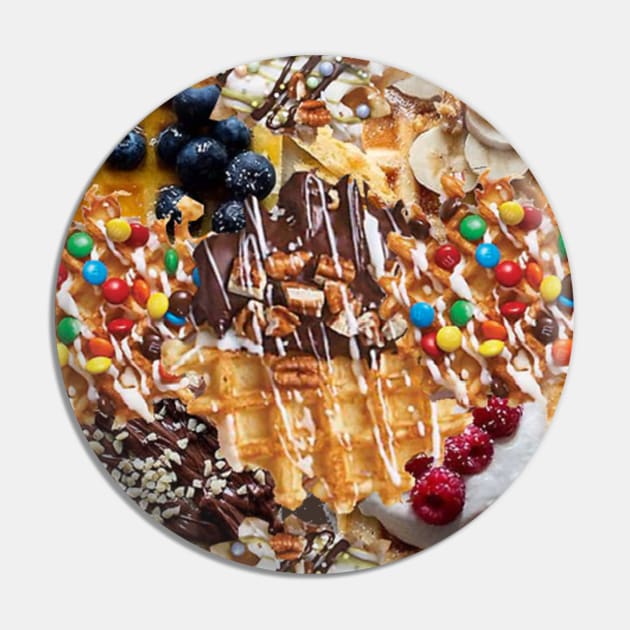 waffle food pattern Pin by Foodinasty