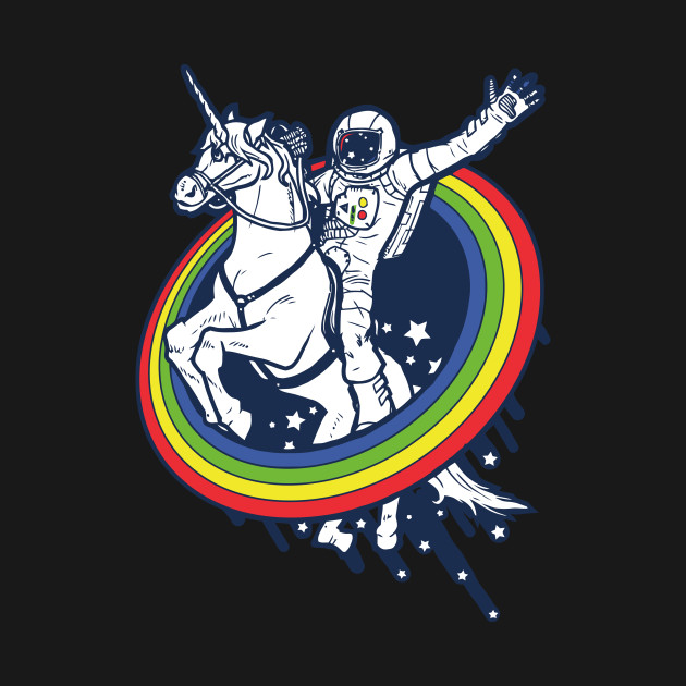 Fly With Unicorn Humour Mask Teepublic