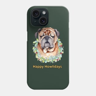 Happy Howlidays Mastiff Phone Case