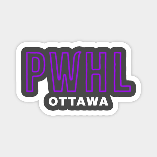 pwhl ottawa Magnet by Crocodile Store