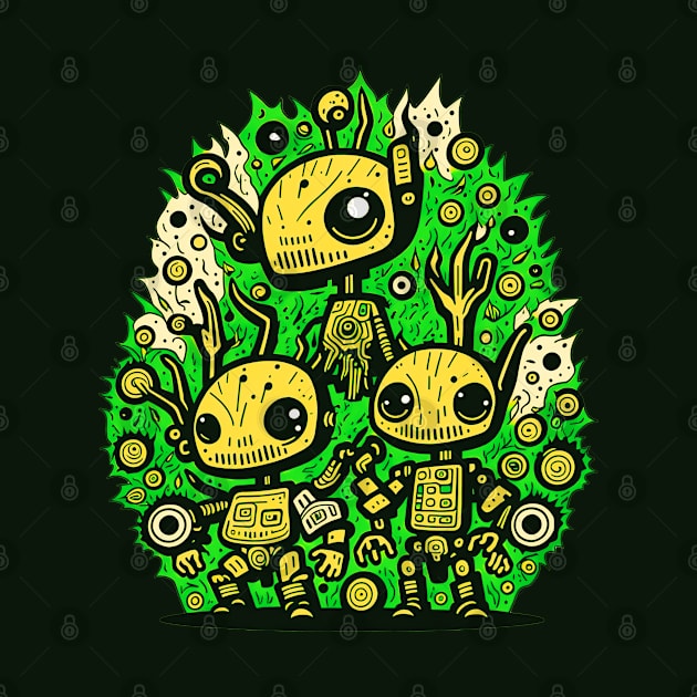 Three Robots Amigos by AnAzArt