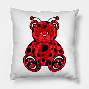 Ladybug Bear Pillow