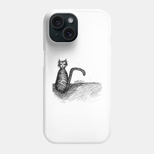 El Gato (black and white version) Phone Case