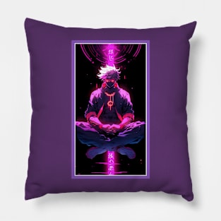 Anime Hero Power Meditation | Quality Anime Artwork | Anime Power Energy Meditation |  Manga Anime Art Pillow