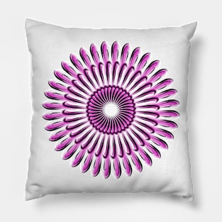 Purple Hook Flower Pillow