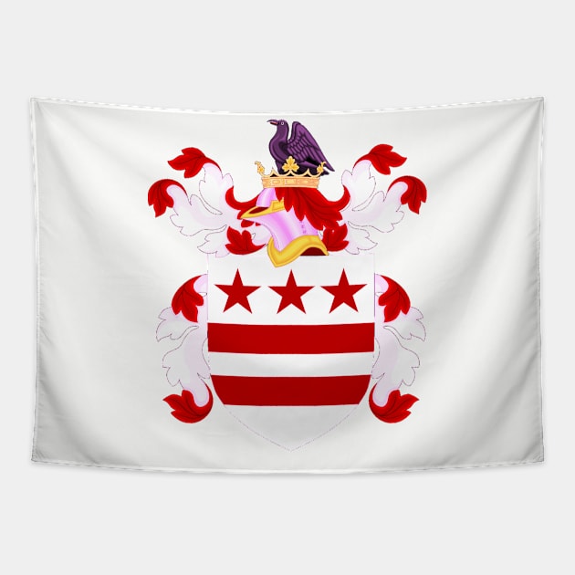 George Washington Coat of Arms Tapestry by American Revolution Podcast