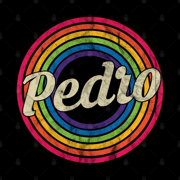 Pedro - Retro Rainbow Faded-Style by MaydenArt