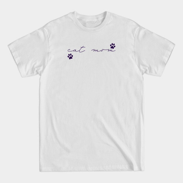 Discover Cat Mom Purple - Cat - T-Shirt